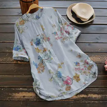 ZANZEA 2020 Women Bohemian Shirt Casual Floral Print Blouse Ladies Loose Short Sleeve Blusas Work Tunic Tops Plus Size Chemise
ZANZEA 2020 Women Bohemian Shirt Casual Floral Print Blouse Ladies Loose Short Sleeve Blusas Work Tunic Tops Plus Size Chemise