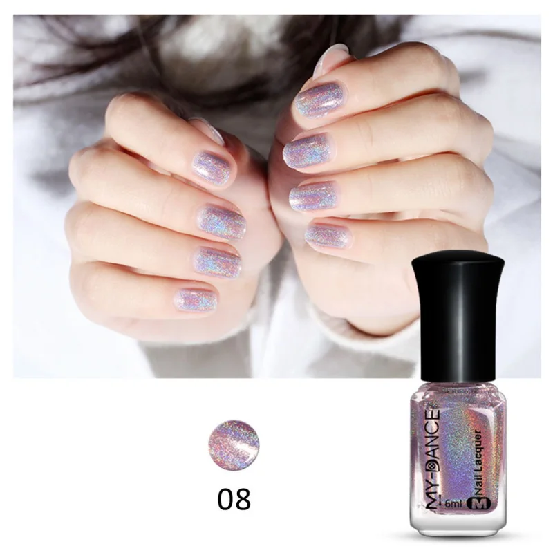 15 Colors Holographic Holo Glitter Nail Polish Varnish Hologram Effect 6ml Manicure Nail Art Varnish Beauty New Arrival
15 Colors Holographic Holo Glitter Nail Polish Varnish Hologram Effect 6ml Manicure Nail Art Varnish Beauty New Arrival