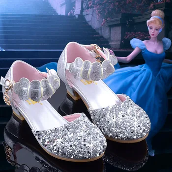 Princess Girls Kids Leather Shoes Sequin Glitter Sweety Children Shoes Butterfly Buckle Low-heel Cute Girls Leather Footwear
Princess Girls Kids Leather Shoes Sequin Glitter Sweety Children Shoes Butterfly Buckle Low-heel Cute Girls Leather Footwear