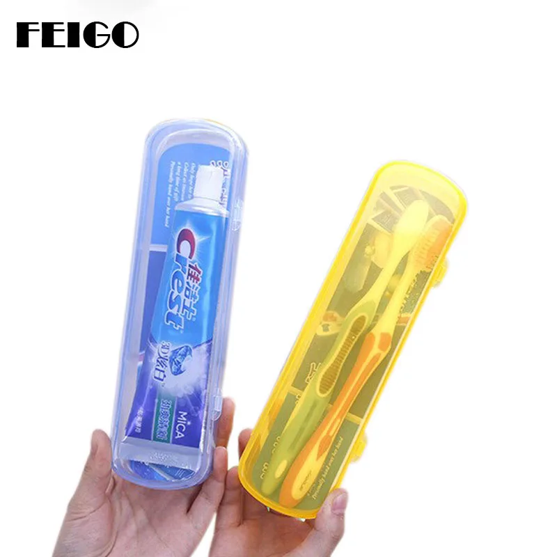 FEIGO 1Pcs Protable Toothbrush Storage Box Holder Toothpaste Towel Cup Bath For Camping Holiday Outdoor Travel Tooth Box F142
FEIGO 1Pcs Protable Toothbrush Storage Box Holder Toothpaste Towel Cup Bath For Camping Holiday Outdoor Travel Tooth Box F142