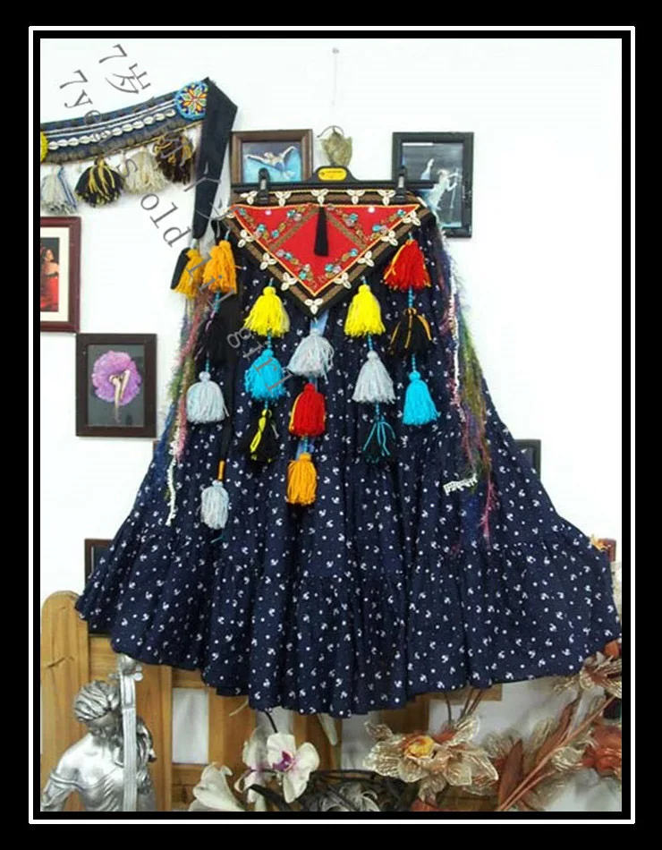 Tribal Banjara kuchi tassel Belly Dance textile costume waist belt hip scarf ATS BA34-40
Tribal Banjara kuchi tassel Belly Dance textile costume waist belt hip scarf ATS BA34-40