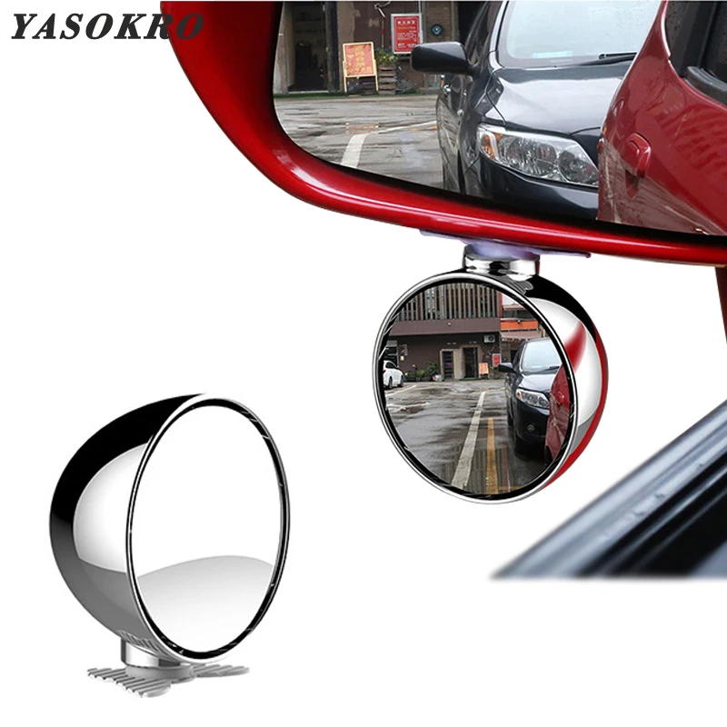 YASOKRO Multifunction Car Blind Spot Mirror Wide Angle Mirror Adjustable Convex Rear View Mirror Car Back Seat Baby mirror
YASOKRO Multifunction Car Blind Spot Mirror Wide Angle Mirror Adjustable Convex Rear View Mirror Car Back Seat Baby mirror