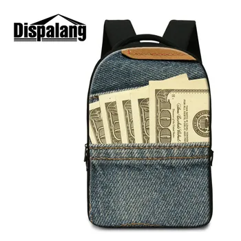 Dispalang Brand Men Large Capacity School Bag Denim Pattern Travel Laptop Backpack Pocket College Tide Casual Women's Backpacks
Dispalang Brand Men Large Capacity School Bag Denim Pattern Travel Laptop Backpack Pocket College Tide Casual Women's Backpacks