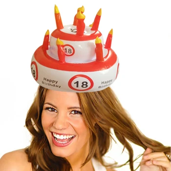 YHSBUY Cake Inflatable Hat For Kids Adults Birthday Party