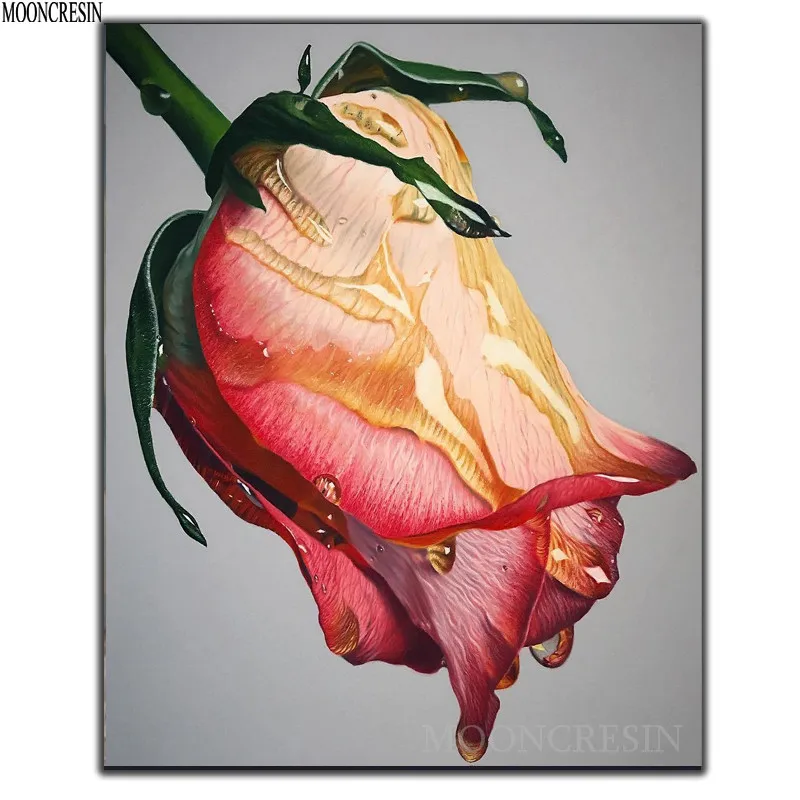 DIY 5D Diamond Embroidery Dripping Rose Diamond Painting Cross Stitch Square Full Diamond Mosaic Decoration Needlework Kit
DIY 5D Diamond Embroidery Dripping Rose Diamond Painting Cross Stitch Square Full Diamond Mosaic Decoration Needlework Kit