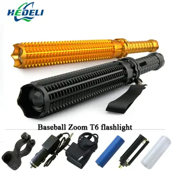 powerful led flashlight telescoping cree xml t6 torch tactical Baseball Bat baton flash light self defense 18650 rechargeable
powerful led flashlight telescoping cree xml t6 torch tactical Baseball Bat baton flash light self defense 18650 rechargeable