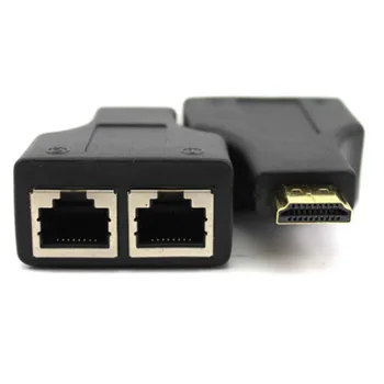 2 Pair HDMI Dual RJ45 CAT5E CAT6 UTP LAN Ethernet HDMI Extender Repeater Adapter 1080P for HDTV HDPC PS3 STB
2 Pair HDMI Dual RJ45 CAT5E CAT6 UTP LAN Ethernet HDMI Extender Repeater Adapter 1080P for HDTV HDPC PS3 STB
