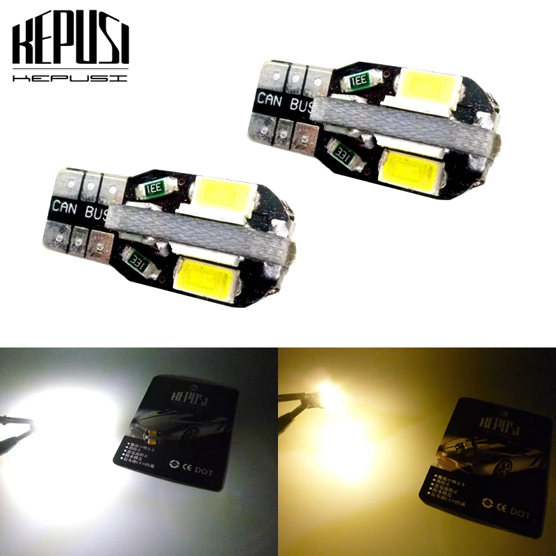 2PCS Canbus T10 8smd 5630 5730 LED car Light Canbus NO OBC ERROR T10 W5W 194 SMD Led Bulb 12V white warm
2PCS Canbus T10 8smd 5630 5730 LED car Light Canbus NO OBC ERROR T10 W5W 194 SMD Led Bulb 12V white warm
