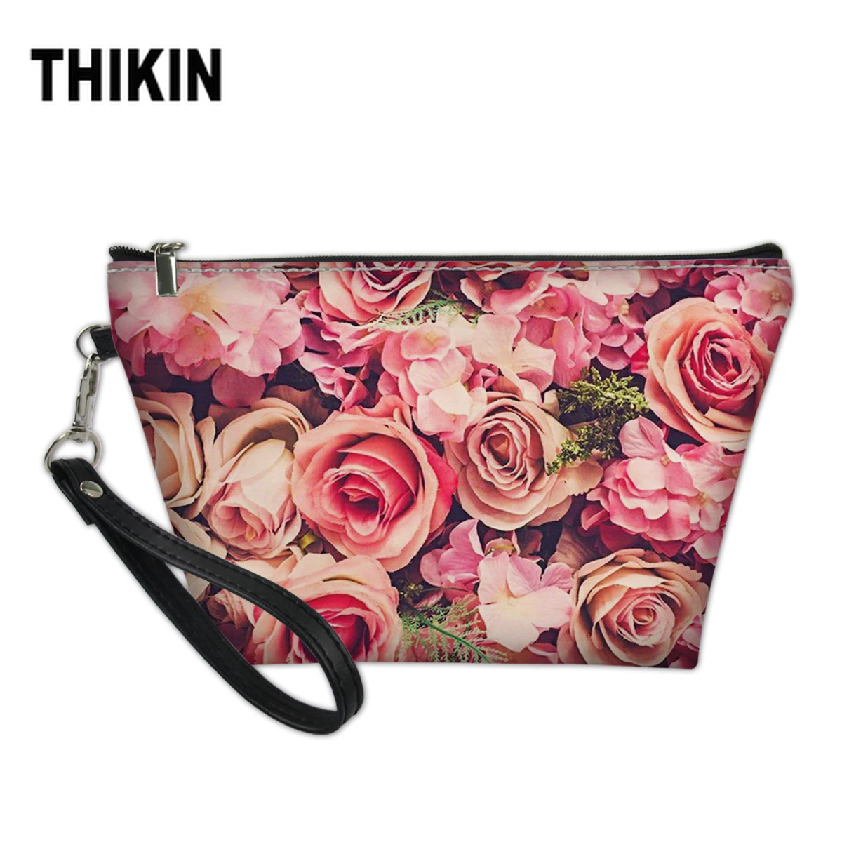 THIKIN 3D Rainbow Rose Printing Travel Floral Make Up Pouch Portable Wash Kit Bags Fashion Women Cosmetic Bag for Make Up Custom
THIKIN 3D Rainbow Rose Printing Travel Floral Make Up Pouch Portable Wash Kit Bags Fashion Women Cosmetic Bag for Make Up Custom