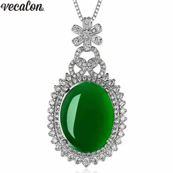 Vecalon Luxury Flower pendant 925 Sterling silver AAAAA cz Party Wedding Pendants with necklace for Women Jewelry
Vecalon Luxury Flower pendant 925 Sterling silver AAAAA cz Party Wedding Pendants with necklace for Women Jewelry