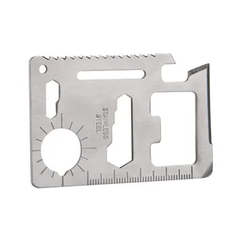New High Quality Portable Mint Multi-Purpose 11-in-1 Stainless Steel Survival Tool Emergency Pocket Hand Multifunction Tool HR
New High Quality Portable Mint Multi-Purpose 11-in-1 Stainless Steel Survival Tool Emergency Pocket Hand Multifunction Tool HR