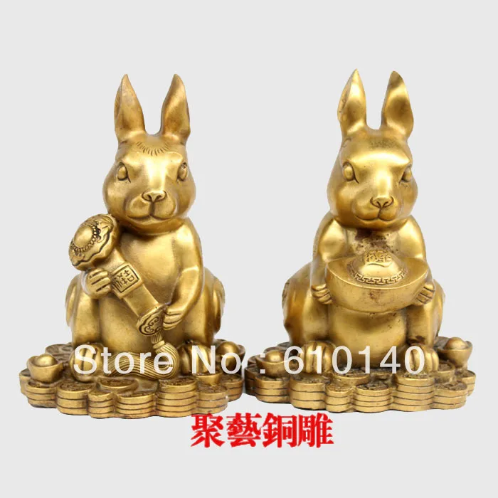 Copper rabbit decoration rabbit ingot rabbit zodiac rabbit home decoration crafts lucky Bronze statue copper
Copper rabbit decoration rabbit ingot rabbit zodiac rabbit home decoration crafts lucky Bronze statue copper