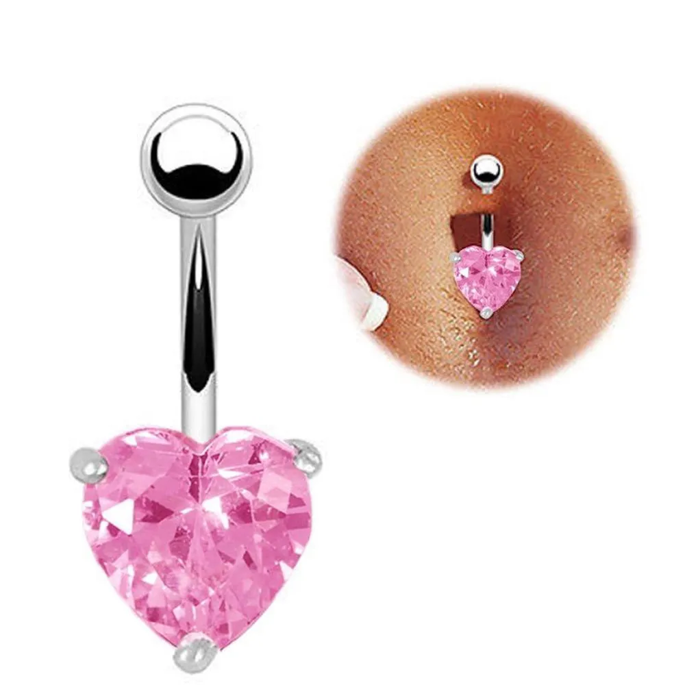 New Fashion Zircon Style Crystal Rhinestone Body Jewelry Belly Button Ring Body Piercing Navel Piercing Silver Color Heart Shape
New Fashion Zircon Style Crystal Rhinestone Body Jewelry Belly Button Ring Body Piercing Navel Piercing Silver Color Heart Shape