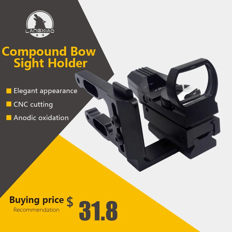 LX Archery CNC machined bow sight mount red dot sight holographic aim suit for Mathews Bowtech Bear all Compund Bow
LX Archery CNC machined bow sight mount red dot sight holographic aim suit for Mathews Bowtech Bear all Compund Bow