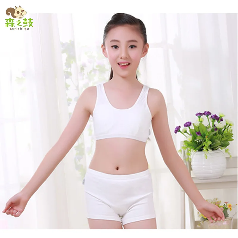 2017 Girls Cosy Undies Puberty Children Teenagers Student Sport Set Cotton White Underwear Set Training Bras Vest Panty Boxer
2017 Girls Cosy Undies Puberty Children Teenagers Student Sport Set Cotton White Underwear Set Training Bras Vest Panty Boxer