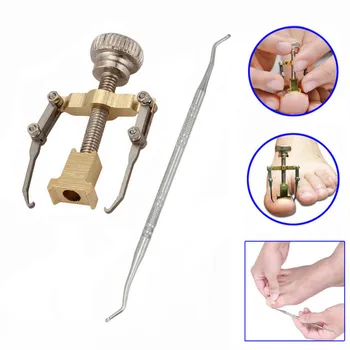 Stainless Steel Ingrown Toenail Correction Tool Set Ingrown Toenails Lifter Double Sided Nail Cleaner Treatment Pedicure Tool 
Stainless Steel Ingrown Toenail Correction Tool Set Ingrown Toenails Lifter Double Sided Nail Cleaner Treatment Pedicure Tool