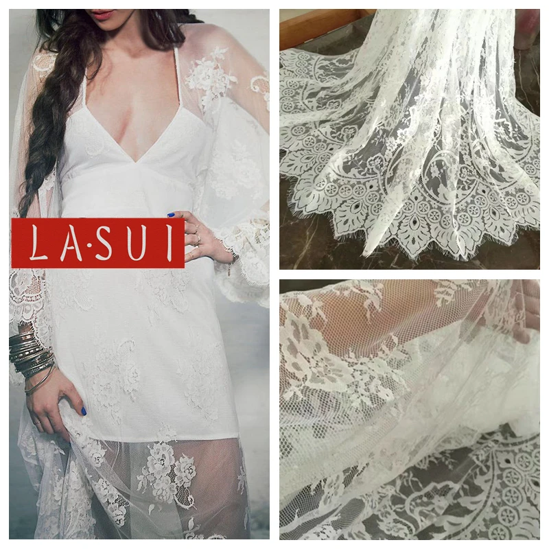 Новинка, мягкая белая кружевная юбка LASUI 1,15 м * 1,50 м = 1 шт. с ресничками, модная юбка для одежды, свадебные аксессуары, хороший Тип 0125
Новинка, мягкая белая кружевная юбка LASUI 1,15 м * 1,50 м = 1 шт. с ресничками, модная юбка для одежды, свадебные аксессуары, хороший Тип 0125