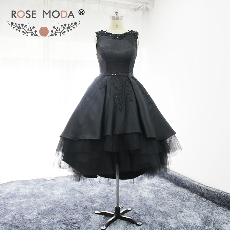 Sleeveless Cut Out Back Black Short Prom Dress Open Back High low Hem Ball Skirt Formal Dress Arabic Dress
Sleeveless Cut Out Back Black Short Prom Dress Open Back High low Hem Ball Skirt Formal Dress Arabic Dress
