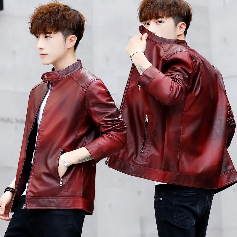 Men's Leather Jackets Coats 2019 New Spring Autumn PU Leather Jacket Mens Casual Tops Outwear Male Motorcycle Biker Jackets
Men's Leather Jackets Coats 2019 New Spring Autumn PU Leather Jacket Mens Casual Tops Outwear Male Motorcycle Biker Jackets