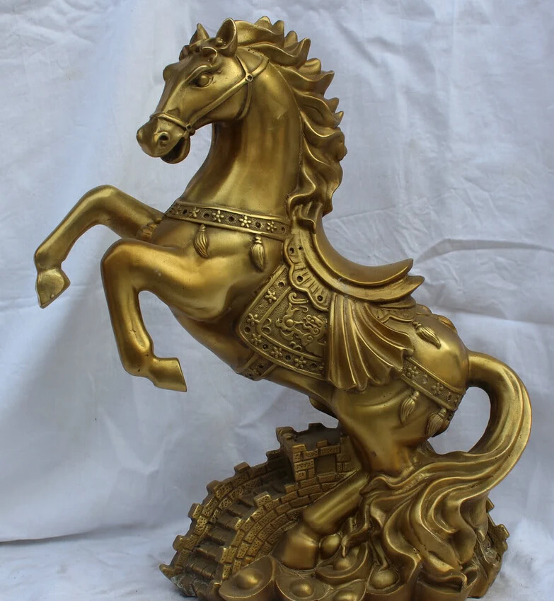 150610 S1626 15" Lucky Chinese Brass Money Successful Wealth Horse on The Great Wall Statue discount 30% (C0324)
150610 S1626 15" Lucky Chinese Brass Money Successful Wealth Horse on The Great Wall Statue discount 30% (C0324)