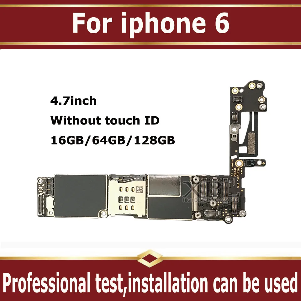 For iPhone 6 NO Touch ID 16G 64G 128G Tested Good Working Original Factory Unlocked Motherboard for iPhone 6 4.7inch mainboard
For iPhone 6 NO Touch ID 16G 64G 128G Tested Good Working Original Factory Unlocked Motherboard for iPhone 6 4.7inch mainboard