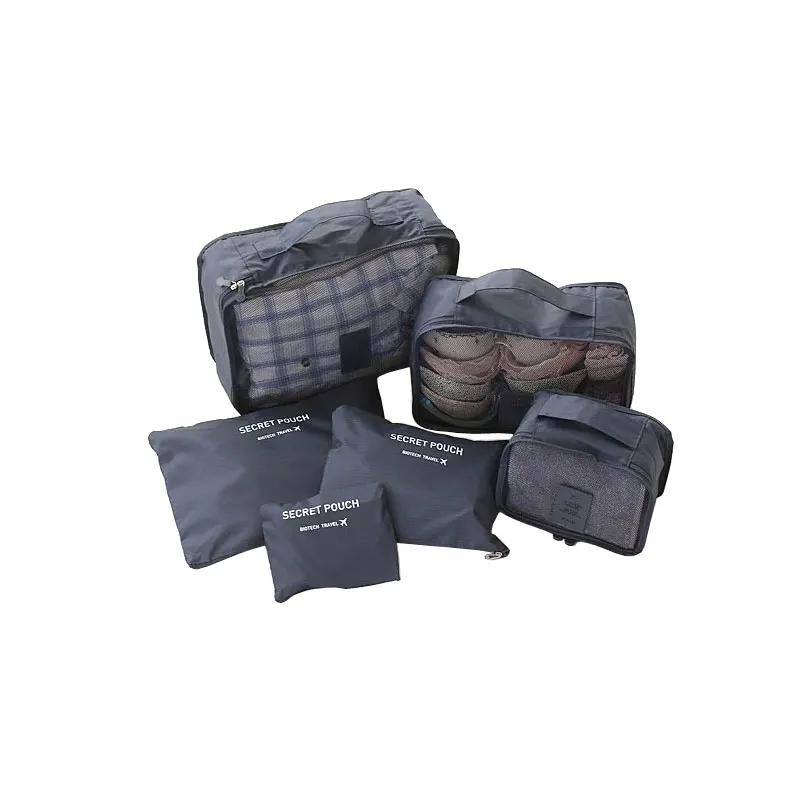 6pcs/set Fashion Double Zipper Packing Cubes Waterproof Polyester Men and Women Luggage Travel Bags
6pcs/set Fashion Double Zipper Packing Cubes Waterproof Polyester Men and Women Luggage Travel Bags