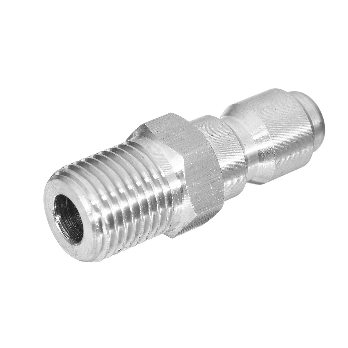 1pc Sliver Quick Coupler Fitting 1/4" High Pressure Bubble Pot Washer Adapter Coupling Quick Release Plug Mayitr
1pc Sliver Quick Coupler Fitting 1/4" High Pressure Bubble Pot Washer Adapter Coupling Quick Release Plug Mayitr