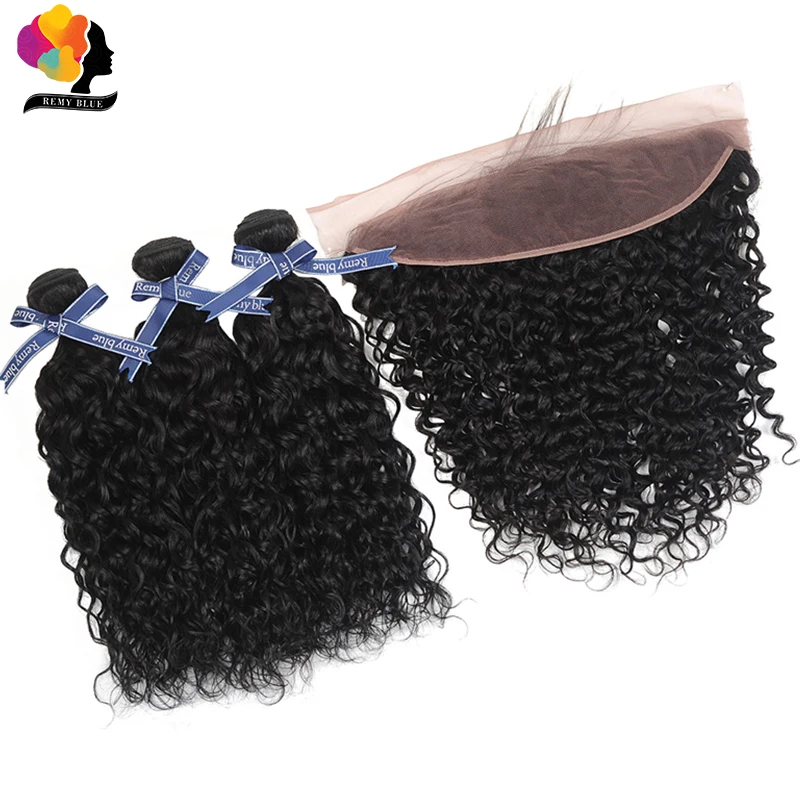 Remyblue Water Wave Bundles With Frontal Brazilian Hair With Closure Natural Color Remy Human Hair Weave 3 Bundles With Closure
Remyblue Water Wave Bundles With Frontal Brazilian Hair With Closure Natural Color Remy Human Hair Weave 3 Bundles With Closure