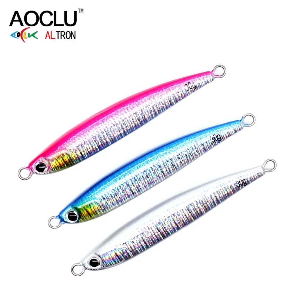 AOCLU wobbler Super Quality 3 Colors Metal Jig Hard Bait sinking Stick Fishing lures Bass Fresh Salt water Origin pencil jigging
AOCLU wobbler Super Quality 3 Colors Metal Jig Hard Bait sinking Stick Fishing lures Bass Fresh Salt water Origin pencil jigging