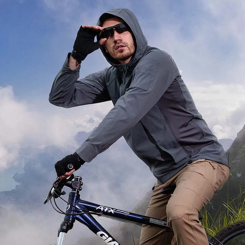 Outdoor recreational cycling coat, Men's Spring and Summer sportswear Wind-proof waterproof jacket breathable sunscreen Pizex
Outdoor recreational cycling coat, Men's Spring and Summer sportswear Wind-proof waterproof jacket breathable sunscreen Pizex