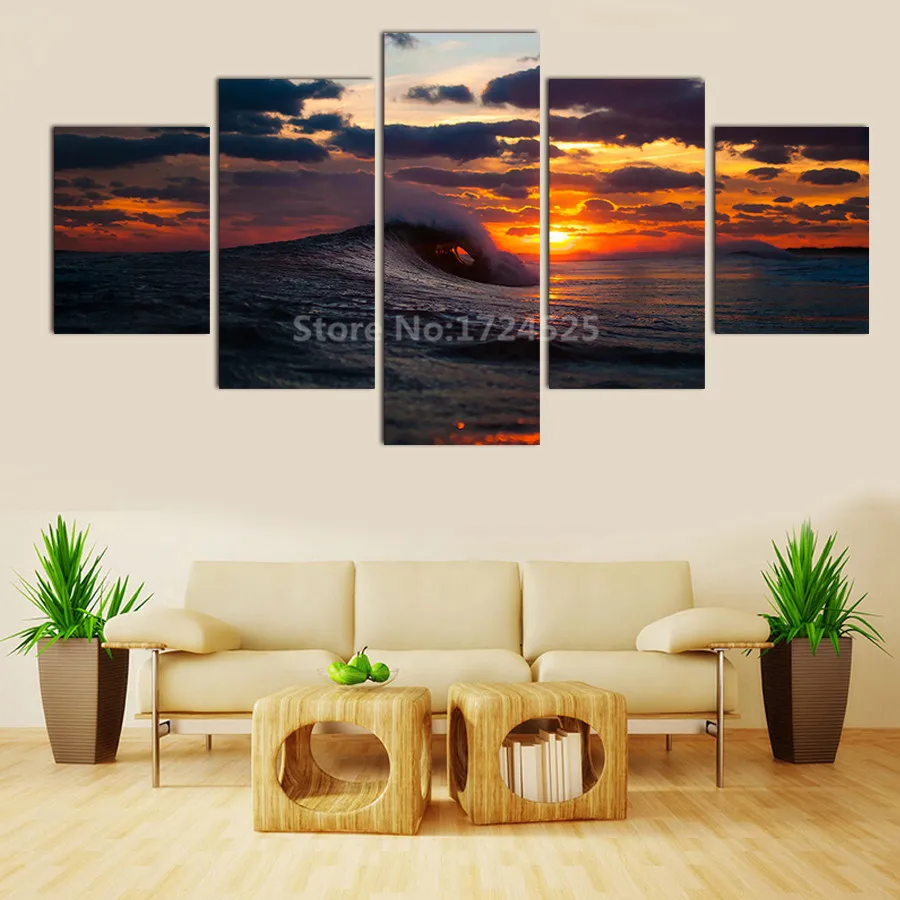 Unframed 5 Pcs Sea Wave Modern Home Wall Decor Painting Canvas Art HD Print Posters Canvas Wall Picture For Wedding Decor Gift
Unframed 5 Pcs Sea Wave Modern Home Wall Decor Painting Canvas Art HD Print Posters Canvas Wall Picture For Wedding Decor Gift