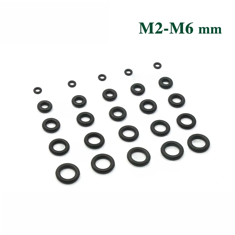 100Pcs M2 M3 M4 M5 M6 Black NBR Rubber O-Ring Seals High Temperature Seal Silicone Rubber Sealing Ring
100Pcs M2 M3 M4 M5 M6 Black NBR Rubber O-Ring Seals High Temperature Seal Silicone Rubber Sealing Ring