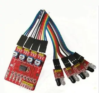4 road Infrared Tracing Module / Patrol Modules / Obstacle Avoidance for diy robot car
4 road Infrared Tracing Module / Patrol Modules / Obstacle Avoidance for diy robot car