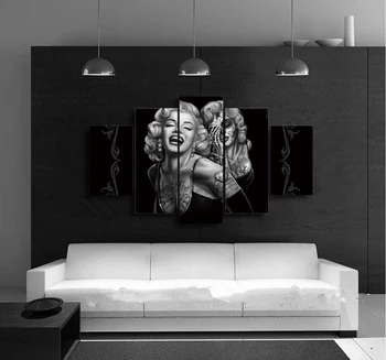 5 Pieces Picture Painting Wall Art Room Decor Print Poster Marilyn Monro Wall Pictures for Living Room Canvas Painting Framed
5 Pieces Picture Painting Wall Art Room Decor Print Poster Marilyn Monro Wall Pictures for Living Room Canvas Painting Framed