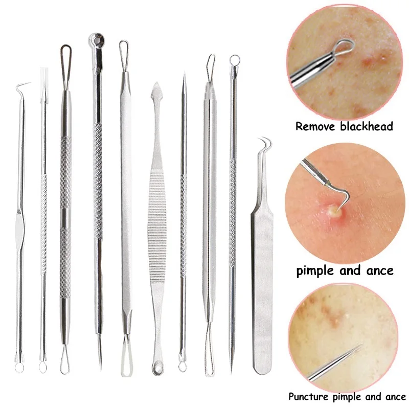 8styles Acne Blackhead Removal Needles Blackhead Comedone Pimple Acne Extractor Black Head Pore Cleaner Deep Cleansing Tool
8styles Acne Blackhead Removal Needles Blackhead Comedone Pimple Acne Extractor Black Head Pore Cleaner Deep Cleansing Tool