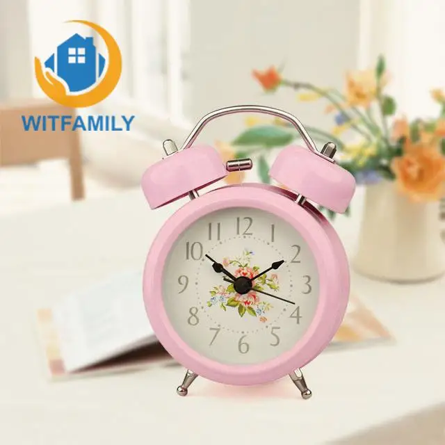 Students Bedside Alarm Clock 3 Inches with Large Bell Metal Decorative Cartoon Printed Table Clock Kids Room Home
Students Bedside Alarm Clock 3 Inches with Large Bell Metal Decorative Cartoon Printed Table Clock Kids Room Home