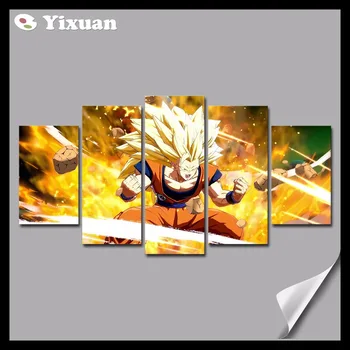 Frame 5 Panels Canvas Painting dragon ball Son Goku Wall Art Painting Modern Home Decor Picture For Living Room
Frame 5 Panels Canvas Painting dragon ball Son Goku Wall Art Painting Modern Home Decor Picture For Living Room