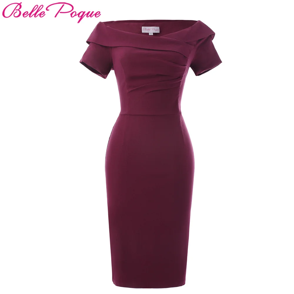 Belle Poque 2018 Fashion Retro Summer Pencil Dress Short Sleeve Off Shoulder Hips-Wrapped Bodycon Women Office Work Dresses
Belle Poque 2018 Fashion Retro Summer Pencil Dress Short Sleeve Off Shoulder Hips-Wrapped Bodycon Women Office Work Dresses