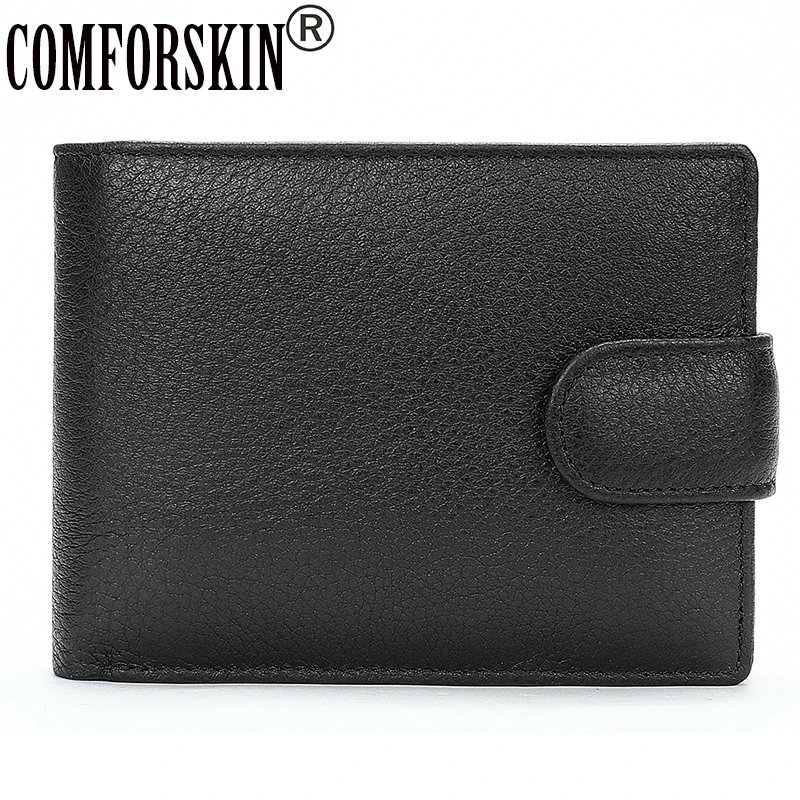 COMFORSKIN Guaranteed 100% Luxurious Cowhide Men's Wallet Short Style Men Leather Zipper Purse Multi-Card Bit Male Card Wallet
COMFORSKIN Guaranteed 100% Luxurious Cowhide Men's Wallet Short Style Men Leather Zipper Purse Multi-Card Bit Male Card Wallet