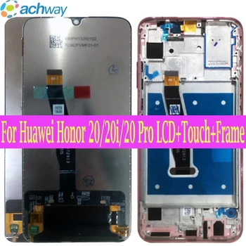 For Huawei Honor 20 LCD Display Touch Screen Digitizer For Honor 20 Pro Display Honor 20 Lite With Frame 20i Screen Replacement
For Huawei Honor 20 LCD Display Touch Screen Digitizer For Honor 20 Pro Display Honor 20 Lite With Frame 20i Screen Replacement