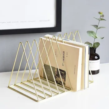 Geometry Bookshelf Display Newspapers and Magazines Storage Rack Gold Metal Craftwork Home Decor L3135
Geometry Bookshelf Display Newspapers and Magazines Storage Rack Gold Metal Craftwork Home Decor L3135