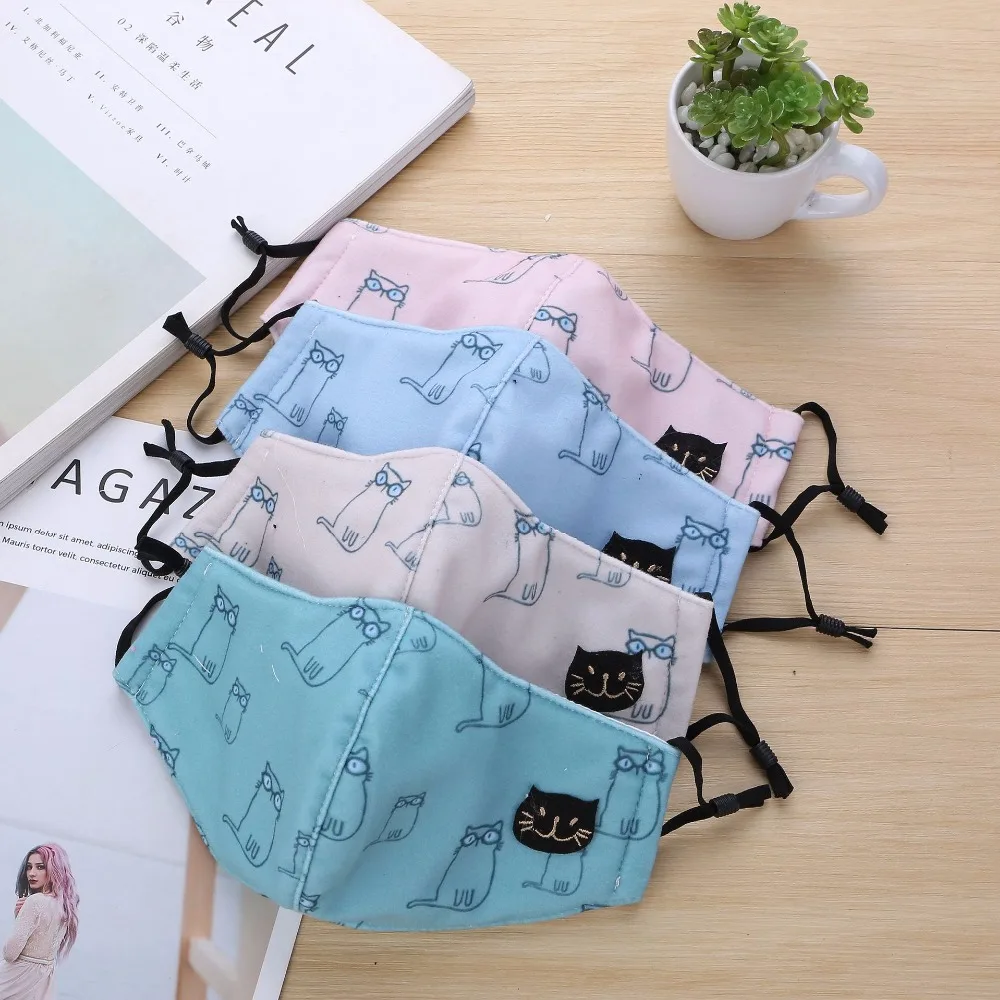 10pcs/Pack autumn and winter Autumn and winter cartoon cat personality printing anti-pm2.5 with filter into a population cover
10pcs/Pack autumn and winter Autumn and winter cartoon cat personality printing anti-pm2.5 with filter into a population cover