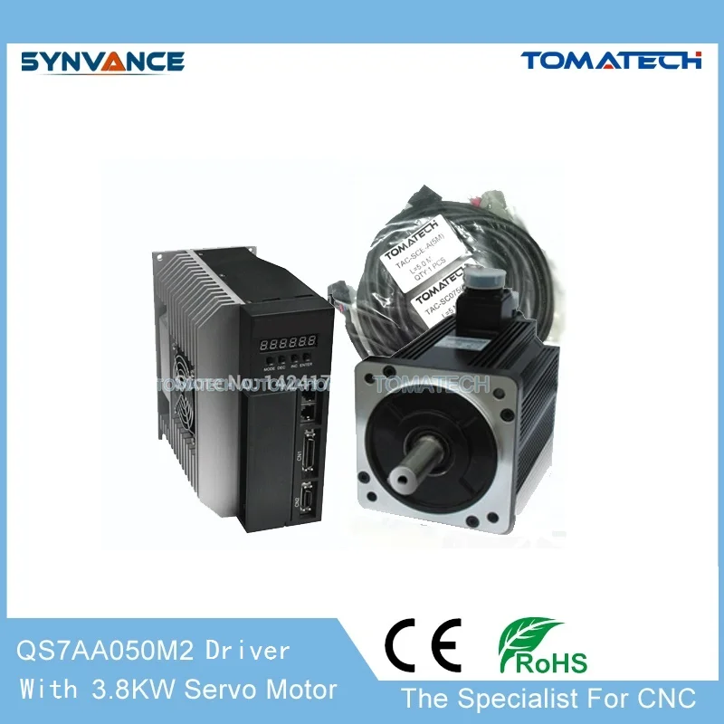 ADTECH QS7AA050M 50A servo DRIVER and 130ST-M15025 motor WITH 3meters cable for CNC machine
ADTECH QS7AA050M 50A servo DRIVER and 130ST-M15025 motor WITH 3meters cable for CNC machine