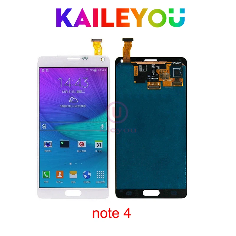 For Samsung Galaxy Note 4 Note4 N910C N910 N910A N910F LCD Screen Display Touch Digitizer Assembly Replacement LCDS
For Samsung Galaxy Note 4 Note4 N910C N910 N910A N910F LCD Screen Display Touch Digitizer Assembly Replacement LCDS