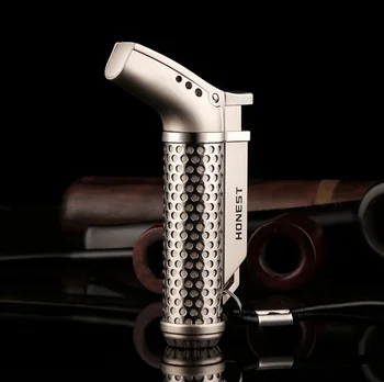 Outdoor Mini Spray Gun Jet Butane Torch Turbo Lighter 1300C inflatable Gas Stainless Steel Military Windproof Cigar Lighter
Outdoor Mini Spray Gun Jet Butane Torch Turbo Lighter 1300C inflatable Gas Stainless Steel Military Windproof Cigar Lighter