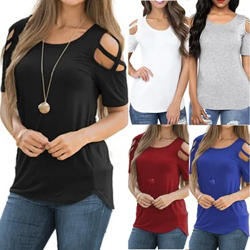 2019 2XL Summer T Shirt Large Sizes Women T-shirt Solid O-Neck Short Sleeve Rounded Hem Long T shirt Women Casual Top Female
2019 2XL Summer T Shirt Large Sizes Women T-shirt Solid O-Neck Short Sleeve Rounded Hem Long T shirt Women Casual Top Female