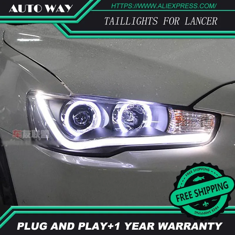 Free shipping ! Car styling LED HID Rio LED headlights Head Lamp case for Mitsubishi Lancer Bi-Xenon Lens low beam 
Free shipping ! Car styling LED HID Rio LED headlights Head Lamp case for Mitsubishi Lancer Bi-Xenon Lens low beam