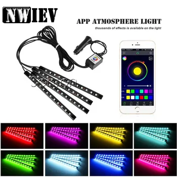 NWIEV Car Neon Lamp For Android ios APP Control For Audi a3 a4 Peugeot 307 407 308 Mazda 3 6 Toyota Corolla C-HR Alfa Romeo 159 
NWIEV Car Neon Lamp For Android ios APP Control For Audi a3 a4 Peugeot 307 407 308 Mazda 3 6 Toyota Corolla C-HR Alfa Romeo 159