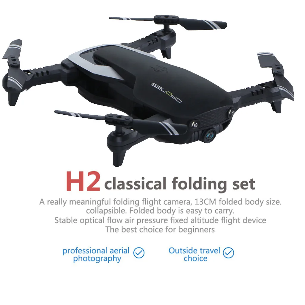 H2 Drone 2.4Ghz 4CH WiFi FPV Helicopter Optical Flow Dual 720P HD Camera Headless Mode Altitude Hold RC Quadcopter Selfie Drone
H2 Drone 2.4Ghz 4CH WiFi FPV Helicopter Optical Flow Dual 720P HD Camera Headless Mode Altitude Hold RC Quadcopter Selfie Drone