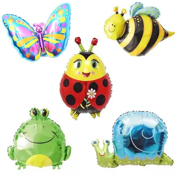 50PC New Birthday Party Insects Series Balloons Bees Butterflies Frogs Seven-spot ladybugs Children's toys Balloon decorations
50PC New Birthday Party Insects Series Balloons Bees Butterflies Frogs Seven-spot ladybugs Children's toys Balloon decorations